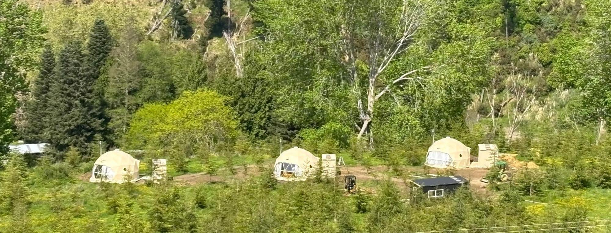 Takahuri Glamping Domes Whanganui Exterior foto