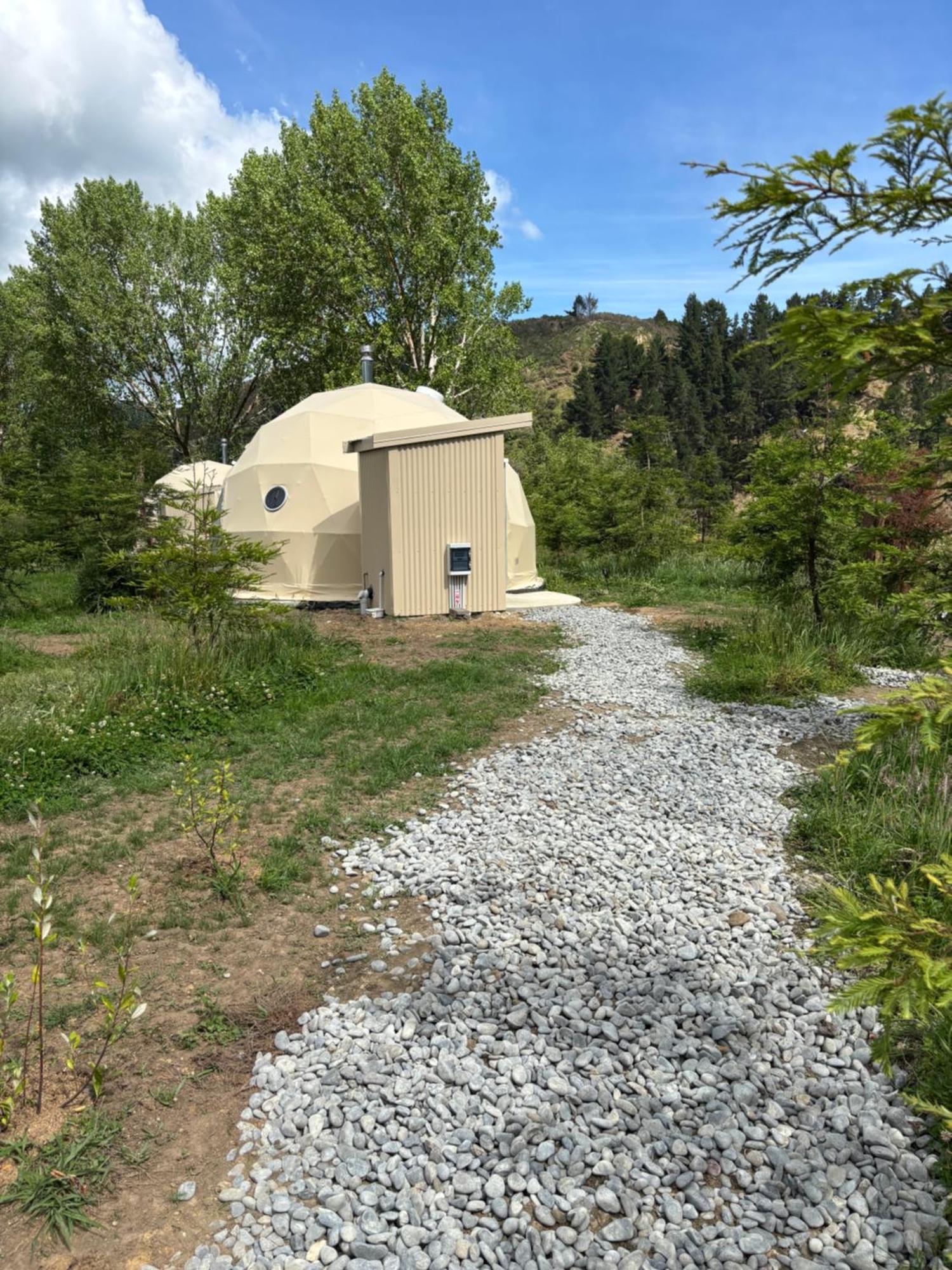 Takahuri Glamping Domes Whanganui Exterior foto